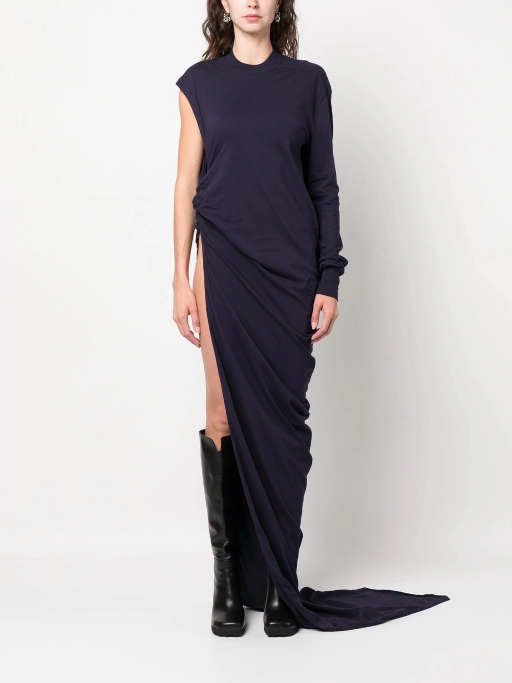 Rick Owens DRKSHDW Edfu Assymetrical Draped Gown/Size XS